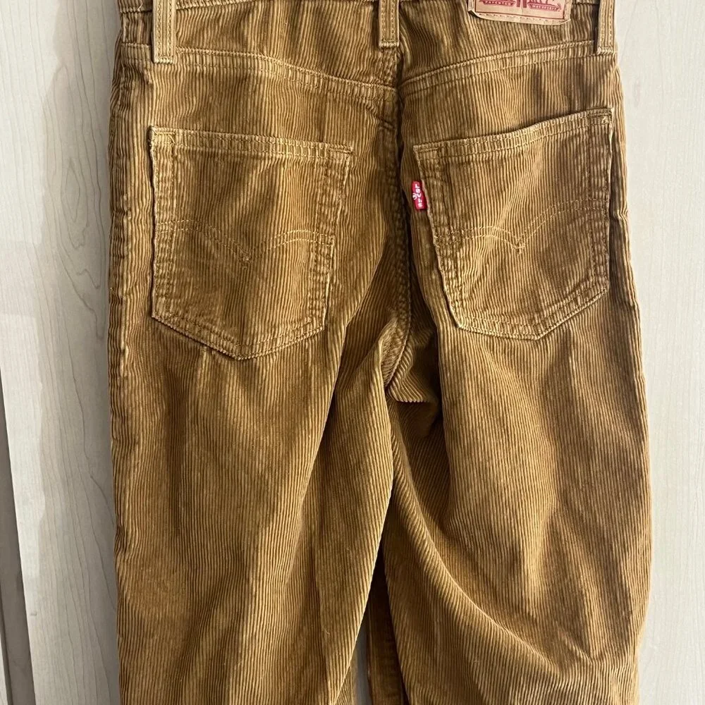 Levi’s Unisex Size 24 ‘94 Baggy High Rise‎ Corduroy Pants Brown Tan
